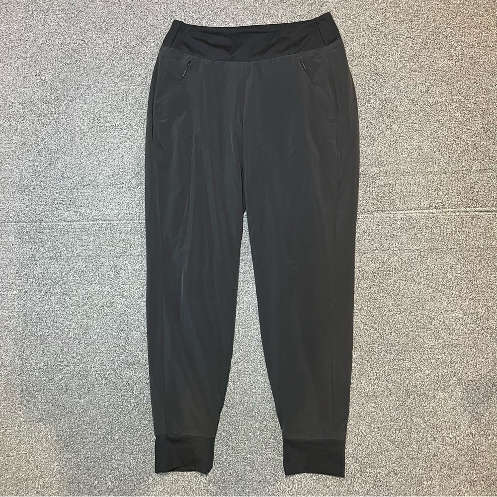 Athleta Soho Gray Joggers Pants Womens Size 4 Gray Stretch Tapered Leg Pull On